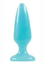 Load image into Gallery viewer, Firefly Pleasure Plug Butt Plug - Blue/Glow In The Dark - Medium
