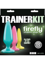 Load image into Gallery viewer, Firefly Pleasure Plug Trainer Kit Butt Plugs - Assorted Colors/Glow In The Dark