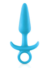 Load image into Gallery viewer, Firefly Prince Silicone Butt Plug - Blue/Glow In The Dark - Small