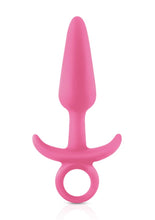 Load image into Gallery viewer, Firefly Prince Silicone Butt Plug - Glow In The Dark/Pink - Small