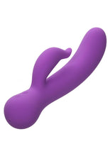 Load image into Gallery viewer, First Time Silicone Rechargeable Pleaser Dual Vibrator