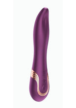 Load image into Gallery viewer, Fling Tongue-Like Oral Licking Rechargeable Silicone Vibrator - Gold/Purple