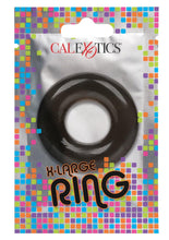 Load image into Gallery viewer, Foil Pack XL Cock Ring - Smoke - XLarge