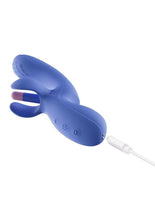 Load image into Gallery viewer, Fortexa Kinky Finger Flapping Rechargeable Silicone Clit and G-Spot Vibrator with App Control