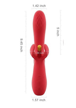 Load image into Gallery viewer, Fortexa Kinky Finger Flapping Rechargeable Silicone Clit and G-Spot Vibrator with App Control