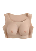 Load image into Gallery viewer, Gender X Breast Plate Silicone C Cup - Vanilla