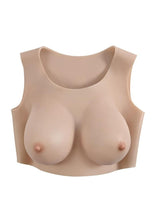 Load image into Gallery viewer, Gender X Breast Plate Silicone D Cup - Vanilla