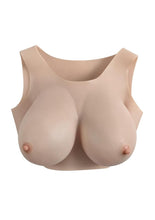 Load image into Gallery viewer, Gender X Breast Plate Silicone E Cup - Vanilla