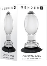 Load image into Gallery viewer, Gender X Crystal Ball Glass Plug - Clear