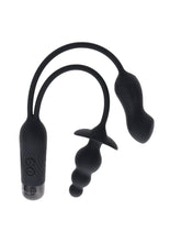 Load image into Gallery viewer, Gender X Double My Pleasure Rechargeable Silicone Dual Vibrator - Black