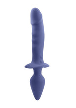 Load image into Gallery viewer, Gender X Dual Defender Rechargeable Silicone Dual Vibrator - Purple