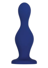 Load image into Gallery viewer, Gender X Ins and Outs Rechargeable Silicone Dildo and Stroker - Blue - 2 Piece/Set