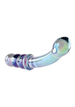 Load image into Gallery viewer, Gender X Lustrous Galaxy Wand Glass Dildo