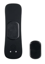 Load image into Gallery viewer, Gender X Our Undie Vibe Rechargeable Silicone Panty Vibe with Remote Control - Black