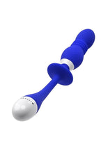 Load image into Gallery viewer, Gender X Play Ball Rechargeable Silicone Thrusting Probe - Blue