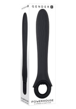 Load image into Gallery viewer, Gender X Powerhouse Rechargeable Silicone Vibrator - Black