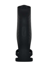 Load image into Gallery viewer, Gender X Rocketeer Rechargeable Silicone Penis Sleeve - Black
