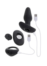 Load image into Gallery viewer, Gender X Teamwork Rechargeable Silicone Anal Plug with Remote