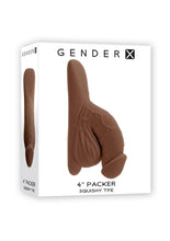 Load image into Gallery viewer, Gender X Tpe Packer Dildo - Chocolate - 4in
