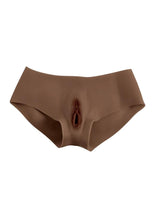 Load image into Gallery viewer, Gender X Undergarments Briefs with Silicone Vagina - Chocolate