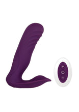 Load image into Gallery viewer, Gender X Velvet Hammer Rechargeable Silicone Wearable Vibrator - Purple