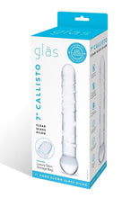 Load image into Gallery viewer, Glas Callista Clear Glass Dildo - Clear