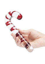 Load image into Gallery viewer, Glas Candy Cane Dream Glass Dildo