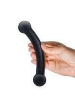 Load image into Gallery viewer, Glas Double Bull Black Dildo