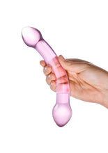 Load image into Gallery viewer, Glas Double Trouble Purple Dildo