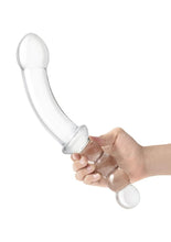 Load image into Gallery viewer, Glas Girthy Double Sided Glass Dong with Anal Bead Grip Handle