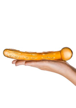 Load image into Gallery viewer, Glas Orange Tickler Glass Dildo