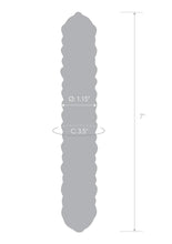 Load image into Gallery viewer, Glas Purple Rose Nubby Dildo