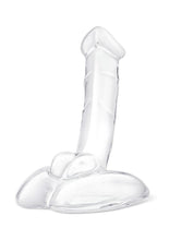 Load image into Gallery viewer, Glas Rideable Standing Glass Cock with Stability Base - Clear - 7.5in