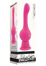 Load image into Gallery viewer, Gyro Vibe Rechargeable Silicone Vibrator with Suction Cup - Pink