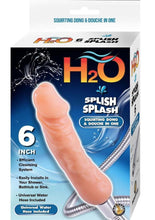 Load image into Gallery viewer, H2o Splish Splash Squirting Dong Douche - Vanilla - 6in