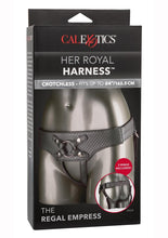 Load image into Gallery viewer, Her Royal Harness The Regal Empress Adjustable Harness - Pewter