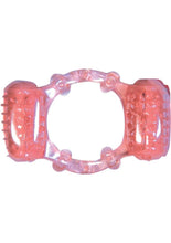Load image into Gallery viewer, Humm Dinger Double Dinger Dual Vibrating Cock Ring - Magenta/Pink