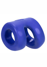 Load image into Gallery viewer, Hunkyjunk Connect Silicone Ball Tugger Cock Ring - Blue