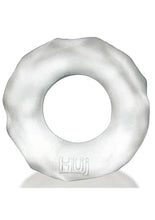 Load image into Gallery viewer, Hunkyjunk Fractal Tactile Cockring - Clear/Clear Ice