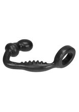 Load image into Gallery viewer, Hunkyjunk Ripple Silicone Textured Asslock - Black