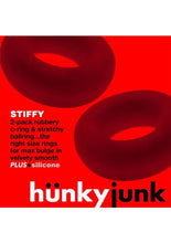 Load image into Gallery viewer, Hunkyjunk Stiffy Bulge Silicone Cock Rings