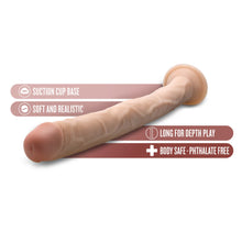 Load image into Gallery viewer, Dr. Skin Silver Collection Dildo with Suction Cup 19in - Vanilla