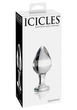 Load image into Gallery viewer, Icicles No. 25 Glass Anal Plug - Clear