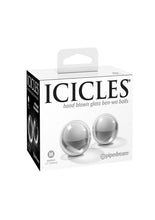 Load image into Gallery viewer, Icicles No. 42 Glass Ben-Wa Balls - Clear - Medium