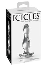 Load image into Gallery viewer, Icicles No 72 Glass Anal Plug - Clear