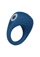 Load image into Gallery viewer, Performance Plus Dual Flex Pro Rechargeable Silicone Cock Ring - Blue
