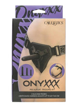 Load image into Gallery viewer, Onyxxx Peg & Play Silicone Pegging Kit (3 Piece) - Black