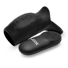 Load image into Gallery viewer, Jock Enhancers Surge Vibrating Penis Sleeve C-Ring W/ Remote