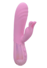 Load image into Gallery viewer, Aura Thrusting Bunny Rechargeable Silicone Rabbit Vibrator - Pink