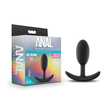 Load image into Gallery viewer, Anal Adventures Platinum Silicone Vibra Slim Butt Plug